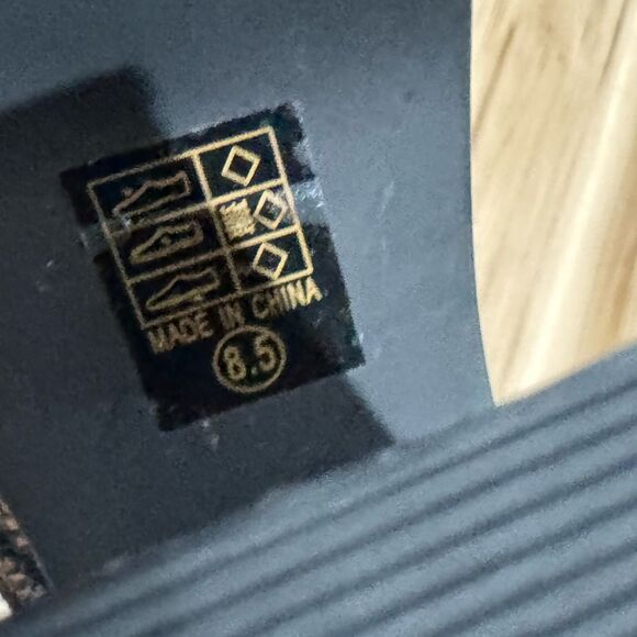 Azalea Tan Black Platform Boots Women’s 8.5 - Picture 5 of 6